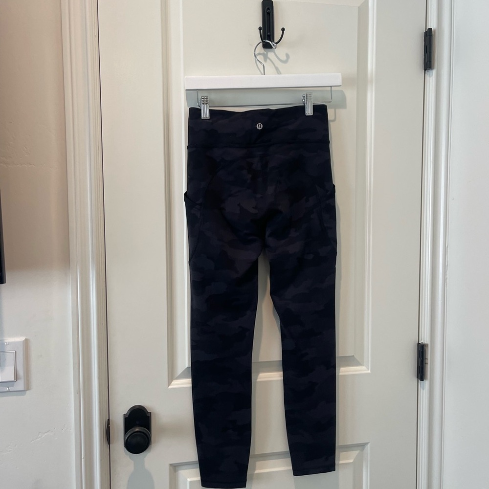 Black camo lululemon leggings